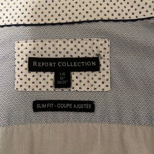 Report collection , size L , light blue